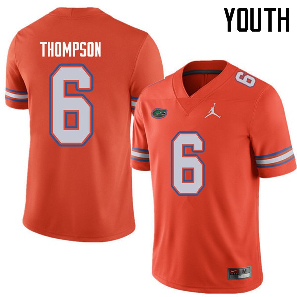 Jordan Brand Youth #6 Deonte Thompson Florida Gators College Football Jersey Orange